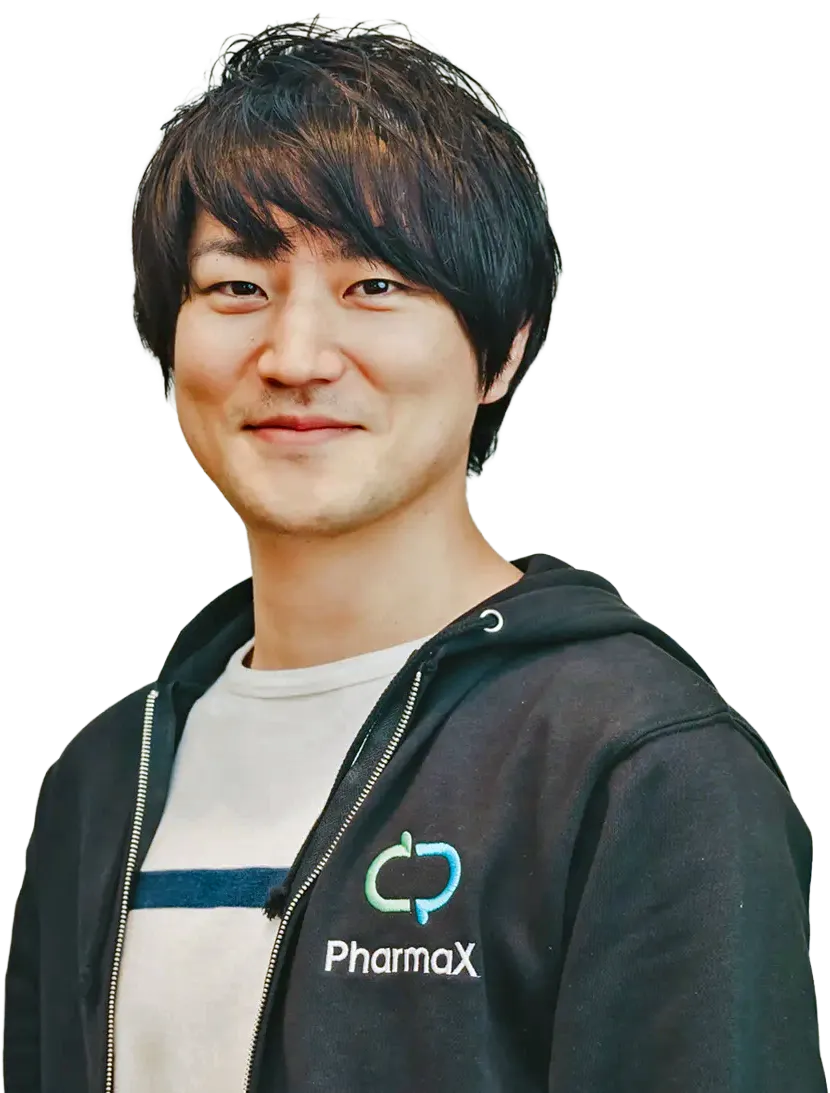 カリキュラムを監修するPharmaX共同創業者・取締役CTOの上野彰大さん