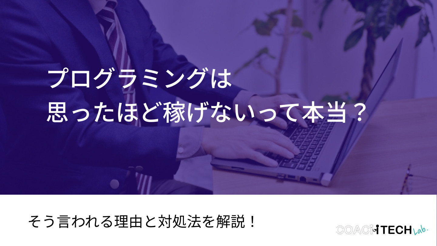 プログラミング稼げない