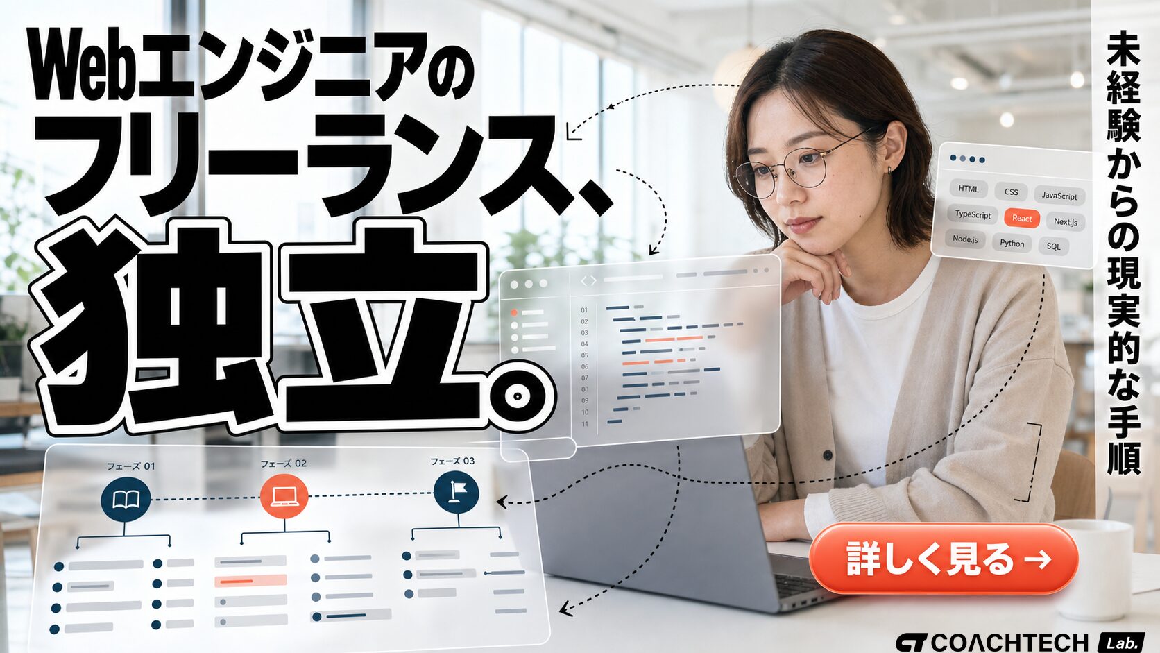 Webエンジニアのフリーランス独立｜未経験からの現実的な手順